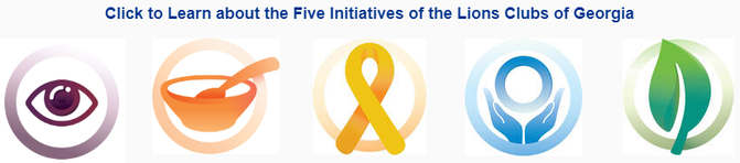 Click to learn about the Five Initiatives of the Lions Clubs of Georgia